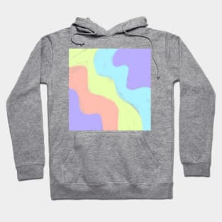 Pink Purple blue watercolor abstract art Hoodie